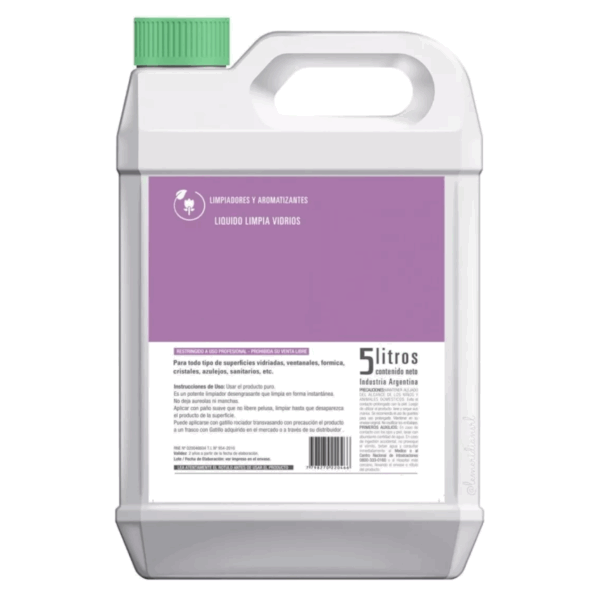 LIMPIADOR DE VIDRIOS 5LT.