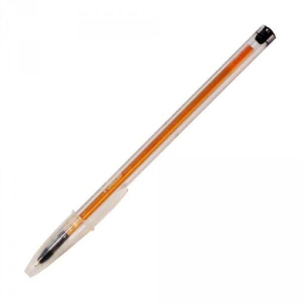 BOLIGRAFO BIC 07 NEGRA P. FINA TRANSP.