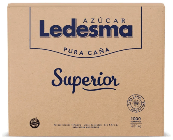 AZÚCAR LEDESMA SELECCIÓN BLANCA X 1000 SOBRES