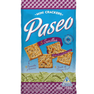 GALLETITAS PASEO MINI 5 SEMILLAS 250 GR