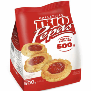 GALLETITAS TRIO PEPAS MEMBRILLO 500 GR