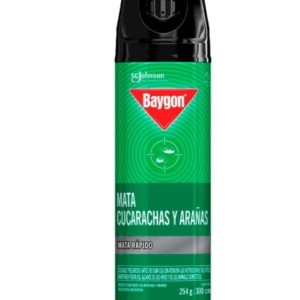 BAYGON MATA CUCARACHAS Y ARAÑAS x 254 gr