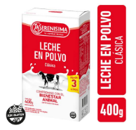 LECHE ENTERA EN POLVO LA SERENISIMA 400GR
