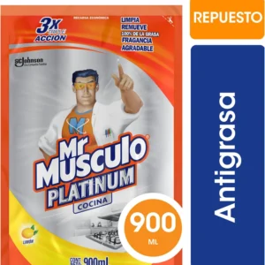 Cocina Platinum Mr Musculo Elimina Grasa Limón Repuesto 900ml
